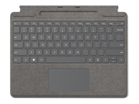 Microsoft Surface Pro Signature Keyboard - Klawiatura - z akcelerometr, gładzik, taca do przechowywania i ładowania Surface Slim