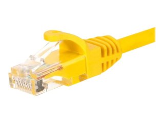 Netrack - Kabel krosowy - RJ-45 (M) do RJ-45 (M) - 1 m - UTP - CAT 6 - odlewany, bez wystających elementów - żółty