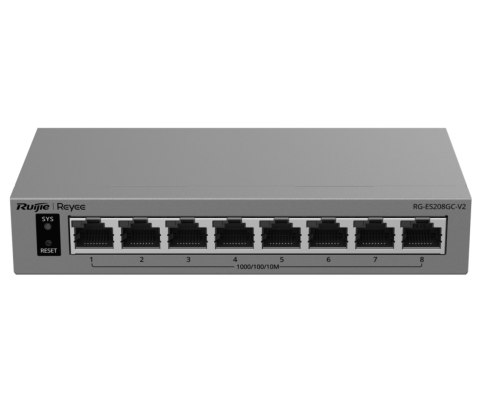 SWITCH RG-ES208GC-V2 8-PORTOWY REYEE
