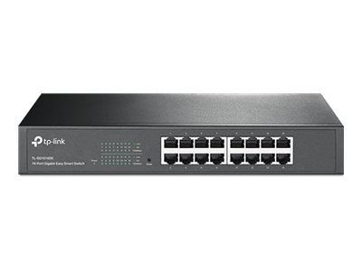 TP-Link JetStream TL-SG1016DE - Przełącznik - Tak - 16 x 10/100/1000 - montowany w szafie rack