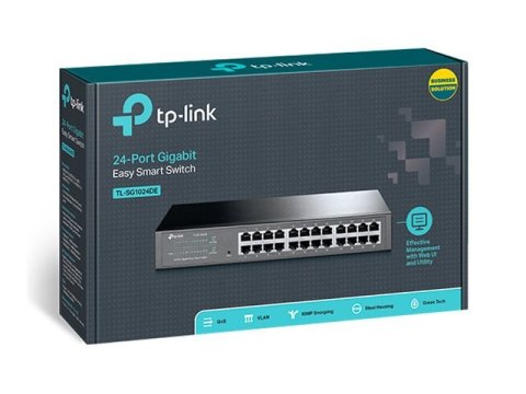 TP-Link JetStream TL-SG1024DE - Przełącznik - 24 x 10/100/1000 - montowany w szafie rack