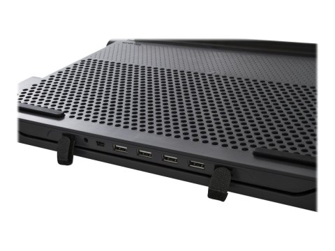 Targus Chill Mat - Podstawka pod notebook - z koncentrator z 4 złączami USB 2.0 - czarny, szary