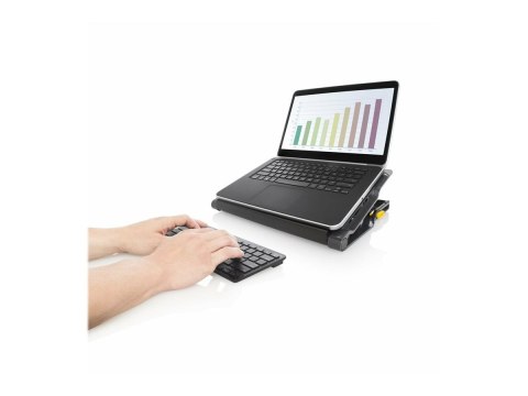 Targus Chill Mat - Podstawka pod notebook - z koncentrator z 4 złączami USB 2.0 - czarny, szary
