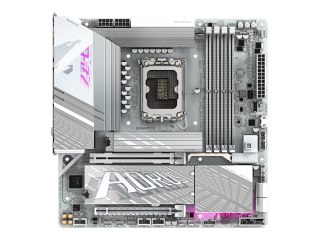 AORUS Z890M ELITE WIFI7 ICE - Płyta główna - ATX micro - Gniazdo LGA1851 - Z890 Chipset - USB4, USB-C 3.2 Gen2, USB 3.2 Gen 2, U