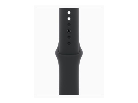 Apple Watch Series 11 (GPS + Cellular) - 42 mm - szary aluminiowy - inteligentny zegarek z pasek sportowy - guma fluorokarbonowa