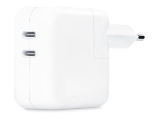 Apple - Zasilacz - 35 wat - 2 złącza wychodzące (USB-C)