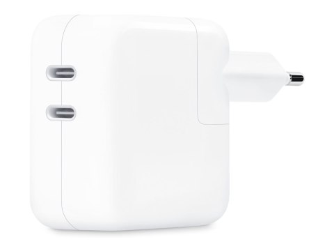 Apple - Zasilacz - 35 wat - 2 złącza wychodzące (USB-C)