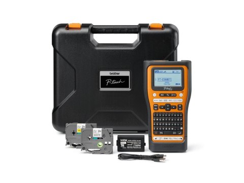 Brother P-Touch PT-E560BTVP - Drukarka do etykiet - czarno-biały - termotransferowa - Roll (2,4 cm) - 180 dpi - do 30 mm/sek - U