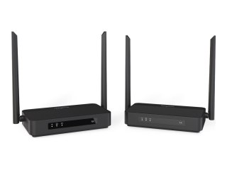 DIGITUS - Nadajnik i odbiornik - przedłużacz KVM/audio/podczerwieni - Wi-Fi 5, 802.11b/g/n - USB - do 100 m