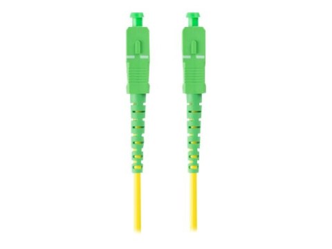 Lanberg - Kabel krosowy - SC/APC pojedynczy-tryb (M) do SC/APC pojedynczy-tryb (M) - 3 m - 3 mm - światłowód - simpleks - 9 / 12