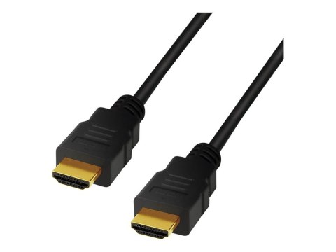 LogiLink - Kabel HDMI z Ethernet - HDMI męski do HDMI męski - 3 m - czarny - obsługa 4K, obsługa 8K, obsługa 10K