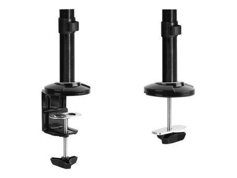 LogiLink Sit-Stand Workstation - Zestaw do montażu - ramię regulowane - dla monitor/klawiatura - rozmiar ekranu: 13"-27" - monta