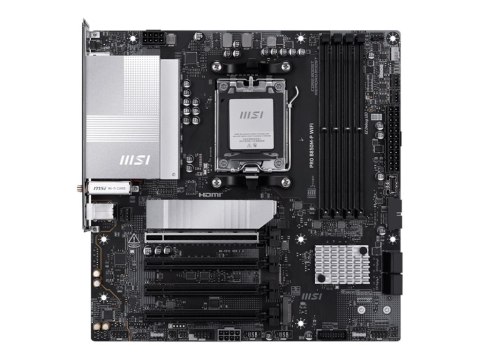 MSI PRO B850M-P WIFI - Płyta główna - ATX micro - Socket AM5 - AMD B850 Chipset - USB 3.2 Gen 2, USB-C 3.2 Gen2, USB 3.2 Gen 1 -