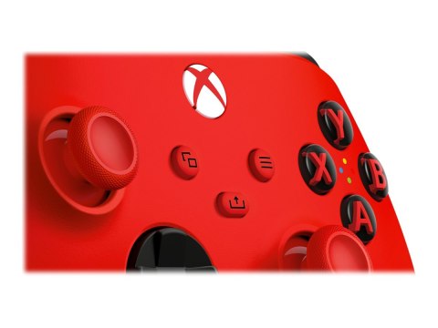 Microsoft Xbox Wireless Controller - Pad do gier - bezprzewodowa - Bluetooth - pulsująca czerwień - dla PC, Microsoft Xbox One, 