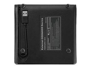 Qoltec - Napęd dyskowy - DVD±RW - 8x - SuperSpeed USB 3.0 - zewnętrzny - czarny