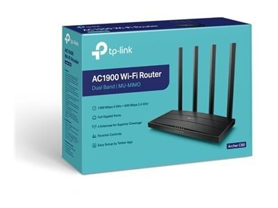 TP-Link Archer C80 V1 - Router bezprzewodowy przełącznik 4-portowy - 1GbE - Wi-Fi 5 - Dwuzakresowy