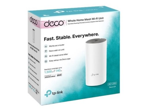 TP-Link Deco E4 - Router bezprzewodowy - Wi-Fi 5 - Dwuzakresowy