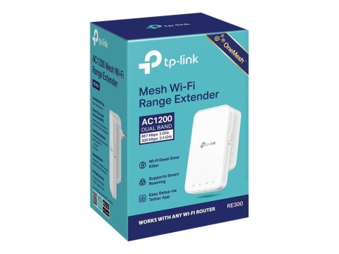 TP-Link RE300 - Wzmacniacz sygnału Wi-Fi - Wi-Fi 5 - 2.4 GHz, 5 GHz