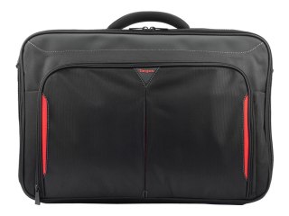Targus Classic+ Clamshell - Teczka do notebooka - 17" - 18" - czarny, czerwony
