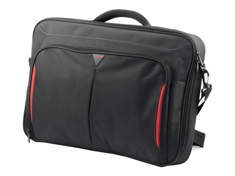 Targus Classic+ Clamshell - Teczka do notebooka - 17" - 18" - czarny, czerwony
