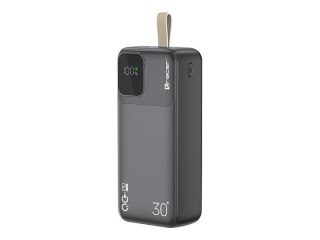Tracer Prime-V3 - Powerbank - 30000 mAh - 111 Wh - 22.5 wat - 3 A - QC, PD - 3 złącza wychodzące (2 x 9 pin USB Typ A, USB-C)