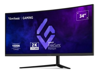 ViewSonic VX3418C-2K - Monitor LED - gaming - 34" - 3440 x 1440 UWQHD @ 180 Hz - VA - 250 cd/m² - 4000:1 - HDR10 - 1 ms - 2xHDMI