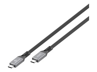 Cablexpert Premium - Kabel USB - USB-C (M) do USB-C (M) - USB4 Gen3x2 - 30 cm - Szybkość transferu danych do 40 Gb/s, obsługa Po
