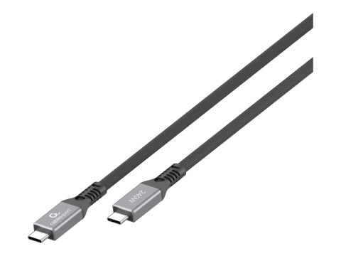 Cablexpert Premium - Kabel USB - USB-C (M) do USB-C (M) - USB4 Gen3x2 - 30 cm - Szybkość transferu danych do 40 Gb/s, obsługa Po