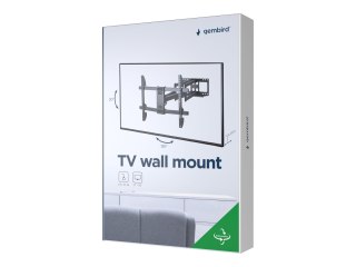 Gembird WM-80ST-02 - Zestaw do montażu (mocowanie ściennny) - dla telewizor LCD - pełny zakres ruchu - stal, plastik - czarny - 