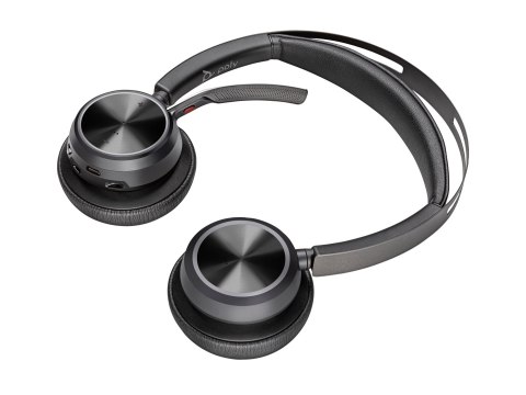 HP Poly Voyager Focus 2 - Słuchawka - nauszne - Bluetooth - bezprzewodowa - redukcja hałasu - USB-C za pośr. adaptera Bluetooth 