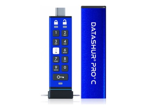 IStorage datAshur PRO+ C - Pendrive USB - zaszyfrowany - FIPS 140-3 Level 3 - 128 GB - USB 3.2 Gen 1