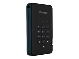 IStorage diskAshur² - Dysk twardy - zaszyfrowany - 500 GB - zewnętrzny (przenośne) - USB 3.1 Gen 1 - 5400 obr/min - bufor: 8 MB 
