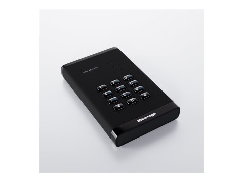 IStorage diskAshur³ - Dysk twardy - zaszyfrowany - 500 GB - zewnętrzny (przenośne) - USB 3.2 Gen 1 - 256-bit AES-CBC, 256-bit AE