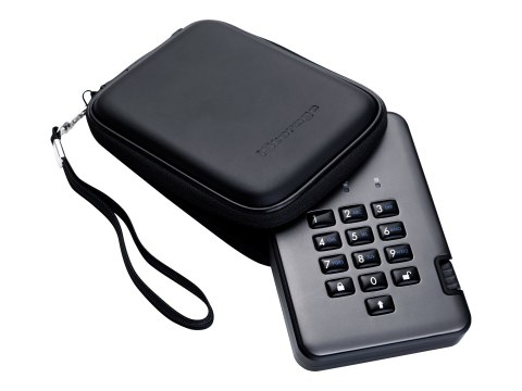 IStorage diskAshur PRO² - Dysk twardy - zaszyfrowany - 5 TB - zewnętrzny (przenośne) - USB 3.1 - 256-bit AES-XTS, 256-bit SHA, F