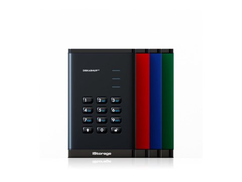 IStorage diskAshur³ - SSD - zaszyfrowany - 512 GB - zewnętrzny (przenośne) - USB 3.2 Gen 1 - 256-bit AES-CBC, 256-bit AES-XTS, A