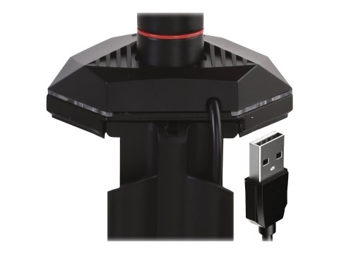 Iiyama DSG3001C-R1 - Zestaw do montażu - ramię regulowane - dla wyświetlacz LCD - czarny, czerwień dynamiczna - rozmiar ekranu: 