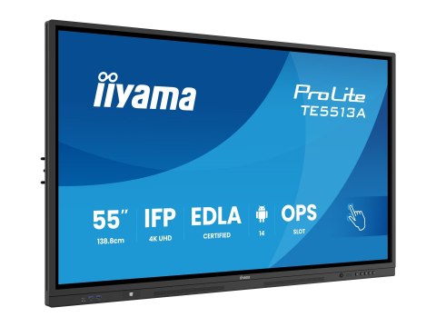 Iiyama ProLite - 55" Klasa Przekątnej (54.6" widoczny) wyświetlacz LCD z podświetleniem LED - interaktywne rozwiązanie digital s