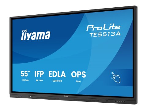 Iiyama ProLite - 55" Klasa Przekątnej (54.6" widoczny) wyświetlacz LCD z podświetleniem LED - interaktywne rozwiązanie digital s