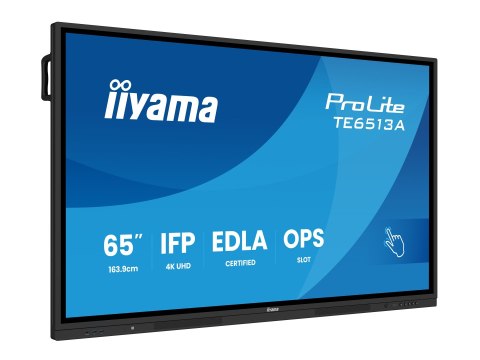 Iiyama ProLite TE6513A-B3AG - 65" Klasa Przekątnej (64.5" widoczny) wyświetlacz LCD z podświetleniem LED - interaktywne rozwiąza
