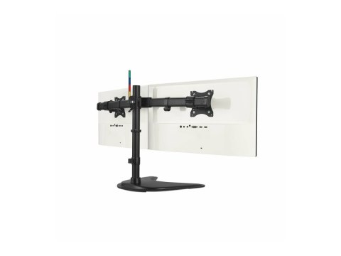 Kensington SmartFit - Stojak - dla 2 monitory - stal, podkładka silikonowa - rozmiar ekranu: do 27" - biurku, konstrukcja wolnos