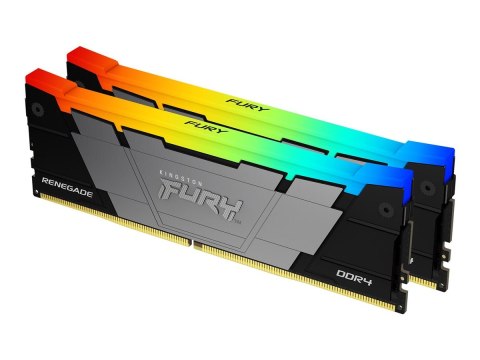Kingston FURY Renegade RGB - DDR4 - zestaw - 16 GB: 2 x 8 GB - DIMM 288-pin - 3200 MT/s / PC4-25600 - CL16 - 1.2 V - niebuforowa