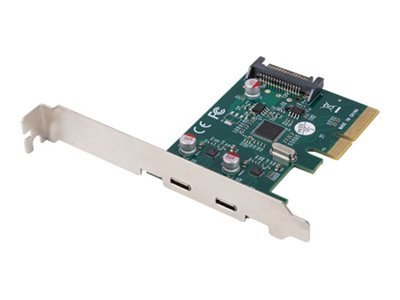 Lanberg - Adapter USB - PCI Express x1 niski profil - USB-C 3.2 Gen 2 x 2