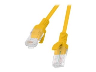 Lanberg - Kabel krosowy - RJ-45 (M) do RJ-45 (M) - 1 m - 5.4 mm - UTP - CAT 6 - odlewany, bez wystających elementów, nieruchomy 