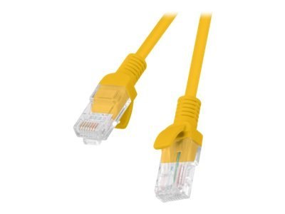 Lanberg - Kabel krosowy - RJ-45 (M) do RJ-45 (M) - 1 m - 5.4 mm - UTP - CAT 6 - odlewany, bez wystających elementów, nieruchomy 