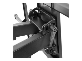 LogiLink - Zestaw do montażu - dla panel płaski/zakrzywiony - krętlik, 75 kg maks. - stal - czarny - rozmiar ekranu: 50"-90" - m