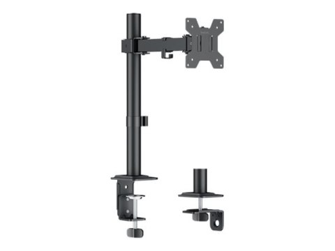 LogiLink - Zestaw do montażu (uchwyt monitora) - dla wyświetlacz LCD - maks. 10 kg, długość ramienia 202 mm - stal, plastik - cz