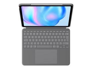Logitech Combo Touch - Etui na klawiaturę - z panel dotykowy - podświetlenie - Apple Smart connector - QWERTY - Międzynarodowy U