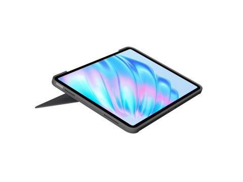 Logitech Combo Touch - Etui na klawiaturę - z panel dotykowy - podświetlenie - Apple Smart connector - QWERTY - Międzynarodowy U