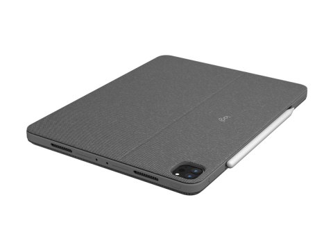 Logitech Combo Touch - Etui na klawiaturę - z panel dotykowy - podświetlenie - Apple Smart connector - QWERTY - Międzynarodowy U