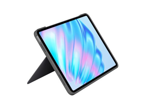 Logitech Combo Touch - Etui na klawiaturę - z panel dotykowy - podświetlenie - Apple Smart connector - QWERTY - Międzynarodowy U